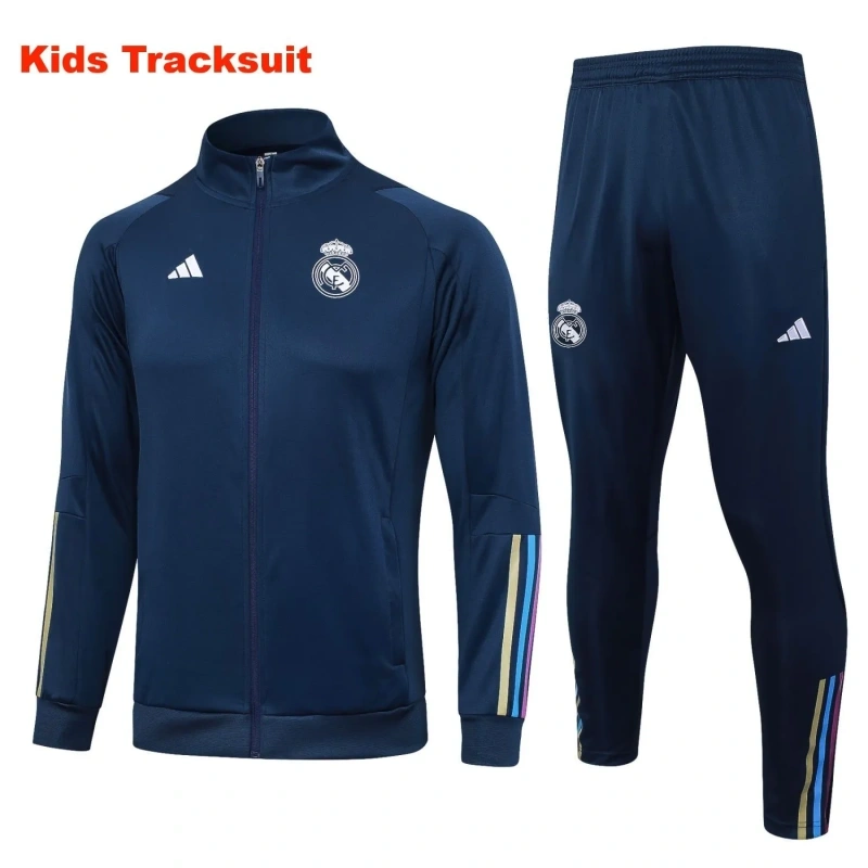 Kids Real Madrid 23/24 Training Jacket and Pants Set E726