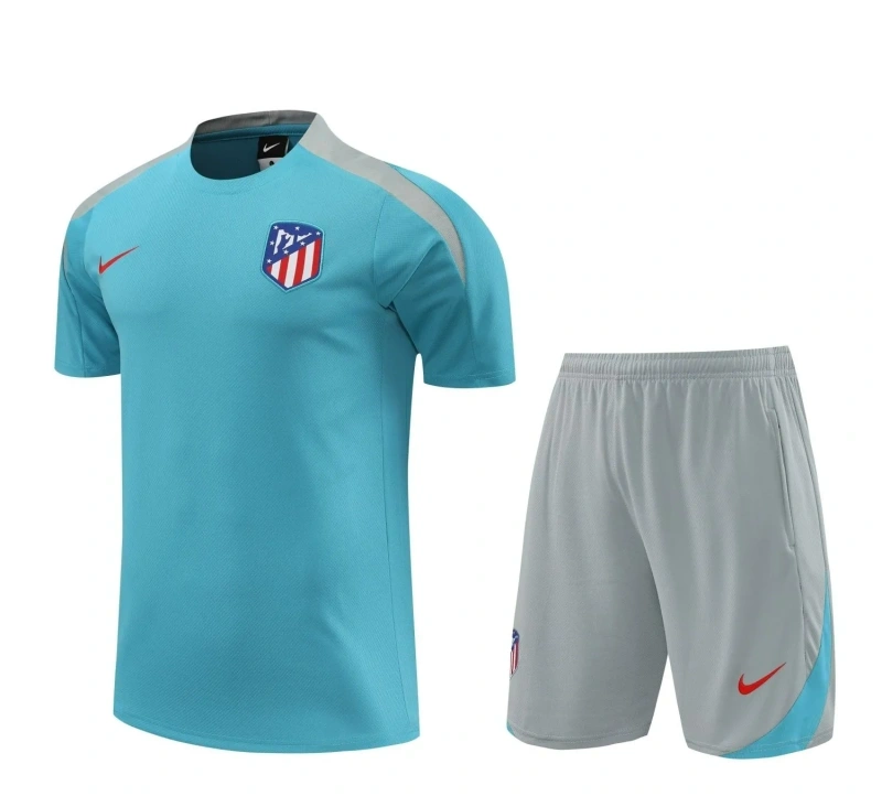 Atletico Madrid 24/25 Training Shirt and Shorts Set Blue