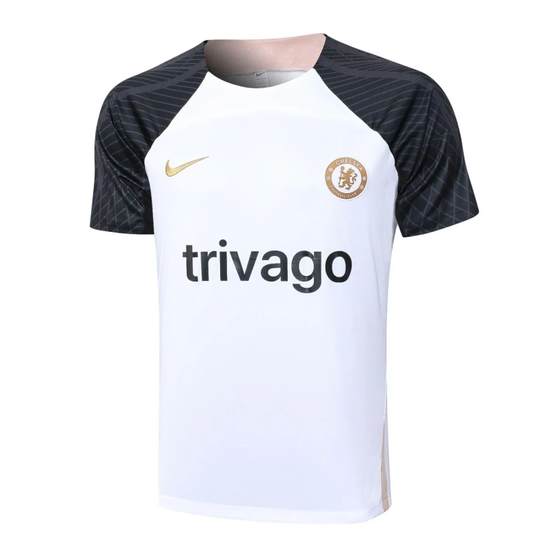Chelsea 23/24 Training Shirt and Shorts Set White D942