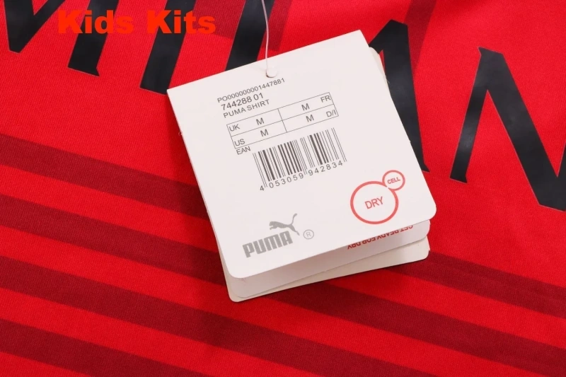 Kids AC Milan 22/23 Training Shirt and Pants Set E670
