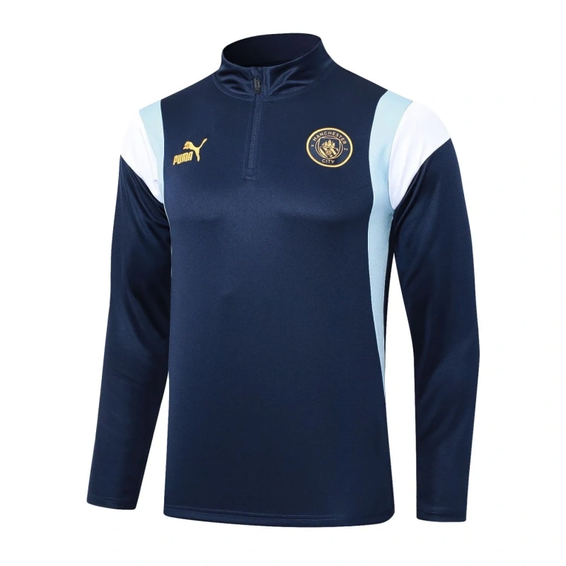 Manchester City 23/24 Half-Zip Training Top and Pants Set B751