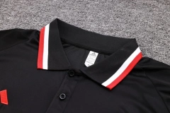 Manchester United 23/24 Polo and Pants Set Black C1048