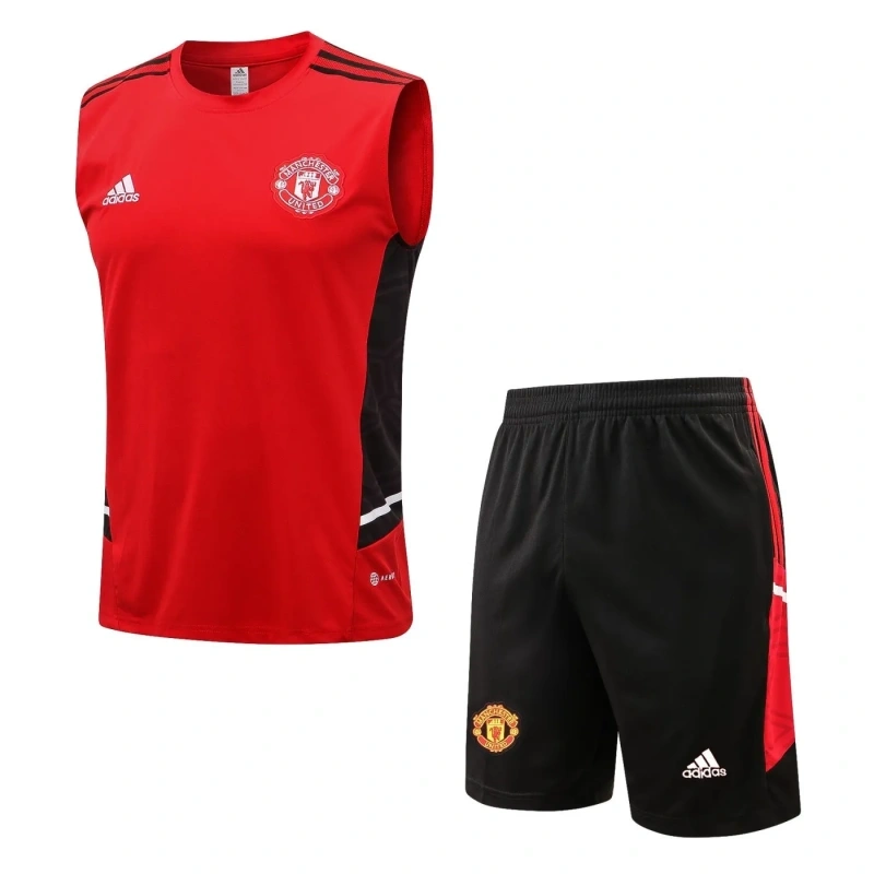 Manchester United 22/23 Sleeveless Jersey and Shorts Set D707