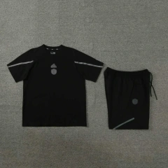 Manchester United 24/25 Team Shirt and Shorts Set Black