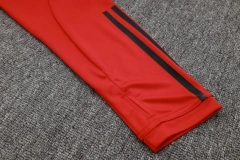Manchester United 23/24 Half-Zip Training Top and Pants Set Red B762