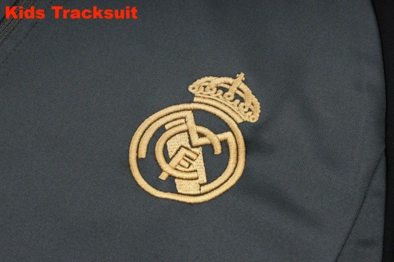 Kids Real Madrid 23/24 Half-Zip Training Sweatshirt and Pants Set E749