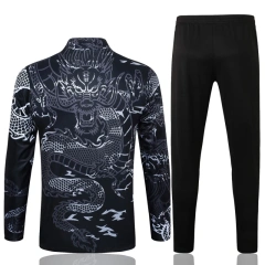 Real Madrid 23/24 Half-Zip Training Top and Pants Set Black B758 - PM