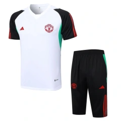 Manchester United 23/24 Training Shirt and 3/4 Pants Set D832