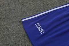 Italy 2024 Training Shirt and Shorts Set Blue
