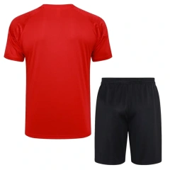 AC Milan 23/24 Training Shirt and Shorts Set Red D941