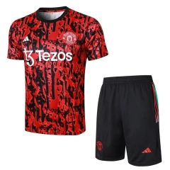 Manchester United 23/24 Training Shirt and Shorts Set D936