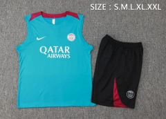 PSG 24/25 Sleeveless Jersey and Shorts Set D1027