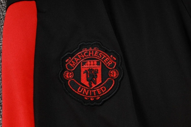 Manchester United 23/24 Half-Zip Training Top and Pants Set Red B741 - PM