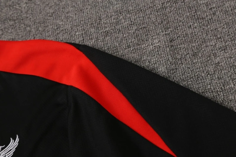 Liverpool 24/25 Training Shirt and Shorts Set Black