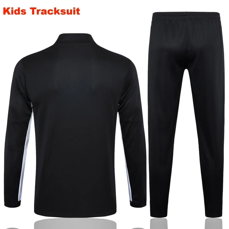 Kids PSG 23/24 Half-Zip Training Sweatshirt and Pants Set Black E778
