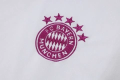 Bayern Munich 23/24 Training Shirt and 3/4 Pants Set White D948