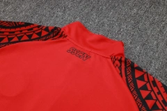 SSC Napoli 23/24 Half-Zip Training Top and Pants Set Red B765