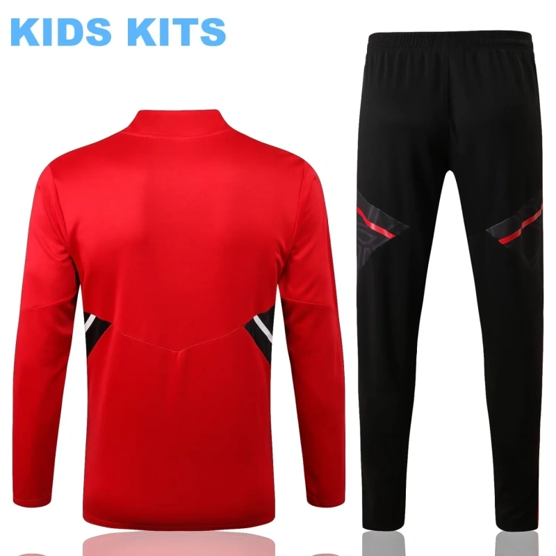 Kids Manchester United 22/23 Half-Zip Training Sweatshirt and Pants Set E630