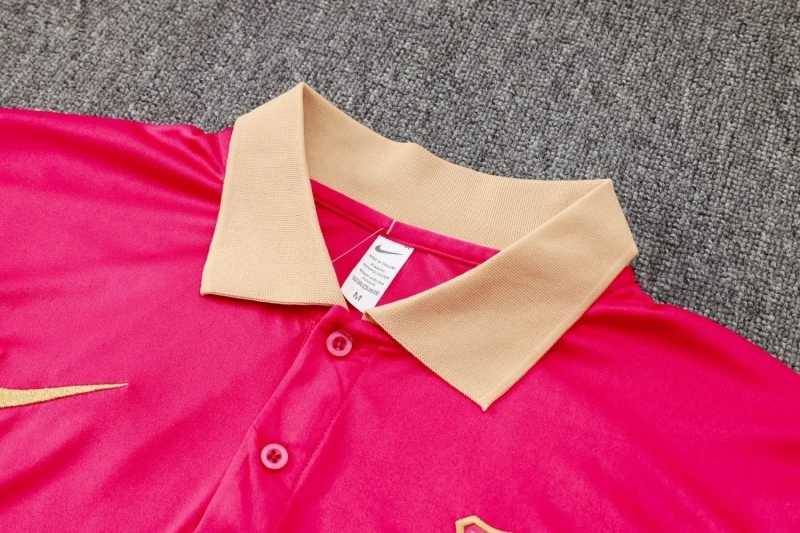 Barcelona 24/25 Polo and Pants Set Red C1087