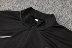Al-Nassr FC 24/25 Half-Zip Training Top and Pants Set Black B791
