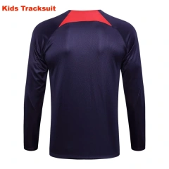 Kids PSG 23/24 Half-Zip Training Sweatshirt and Pants Set E694