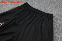 Kids Argentina 23/24 Half-Zip Training Top and Pants Set Black E741