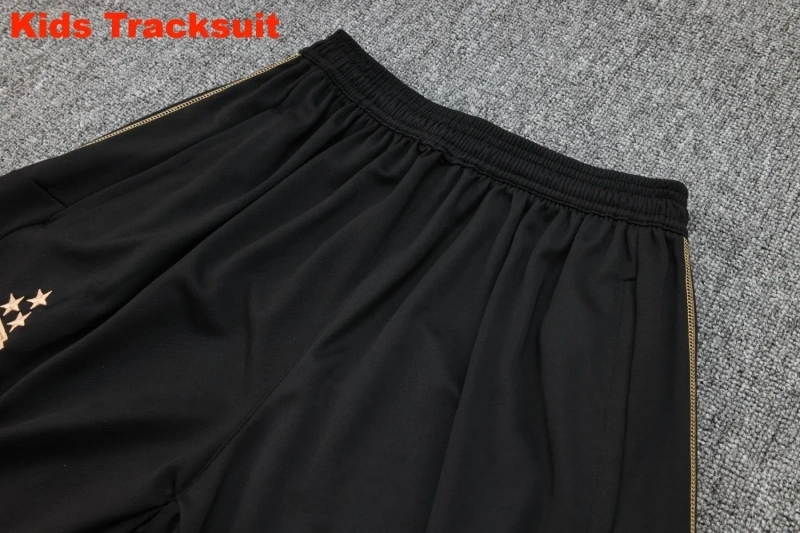 Kids Argentina 23/24 Half-Zip Training Top and Pants Set Black E741