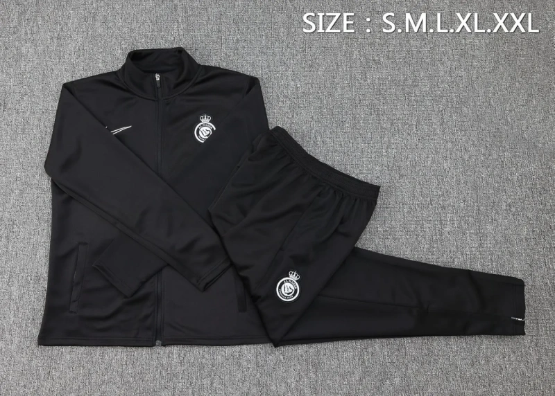 Al-Nassr FC 24/25 Training Jacket and Pants Set Black A717