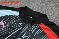 Kids Manchester City 23/24 Half-Zip Training Sweatshirt and Pants Set Black E735 - PM