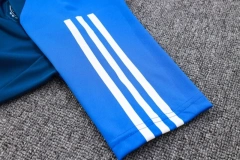 Manchester United 23/24 Training Shirt and 3/4 Pants Set Blue D943