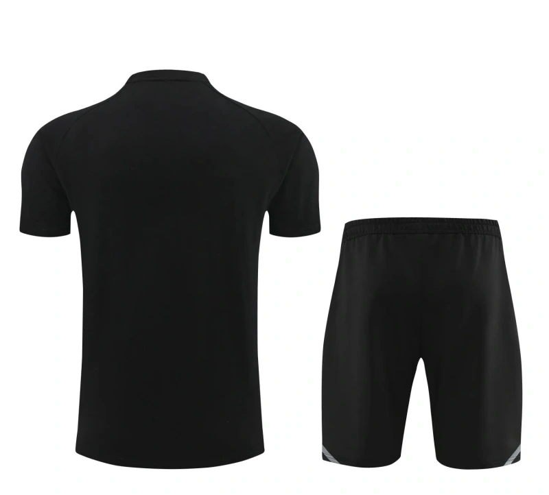 Manchester United 24/25 Team Shirt and Shorts Set Black