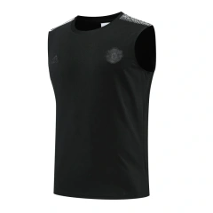 Manchester United 22/23 Training Vest and Shorts Set Black