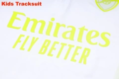 Kids Arsenal 23/24 Half-Zip Training Sweatshirt and Pants Set White E756