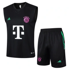 Bayern Munich 24/25 Sleeveless Jersey and Shorts Set Black D990