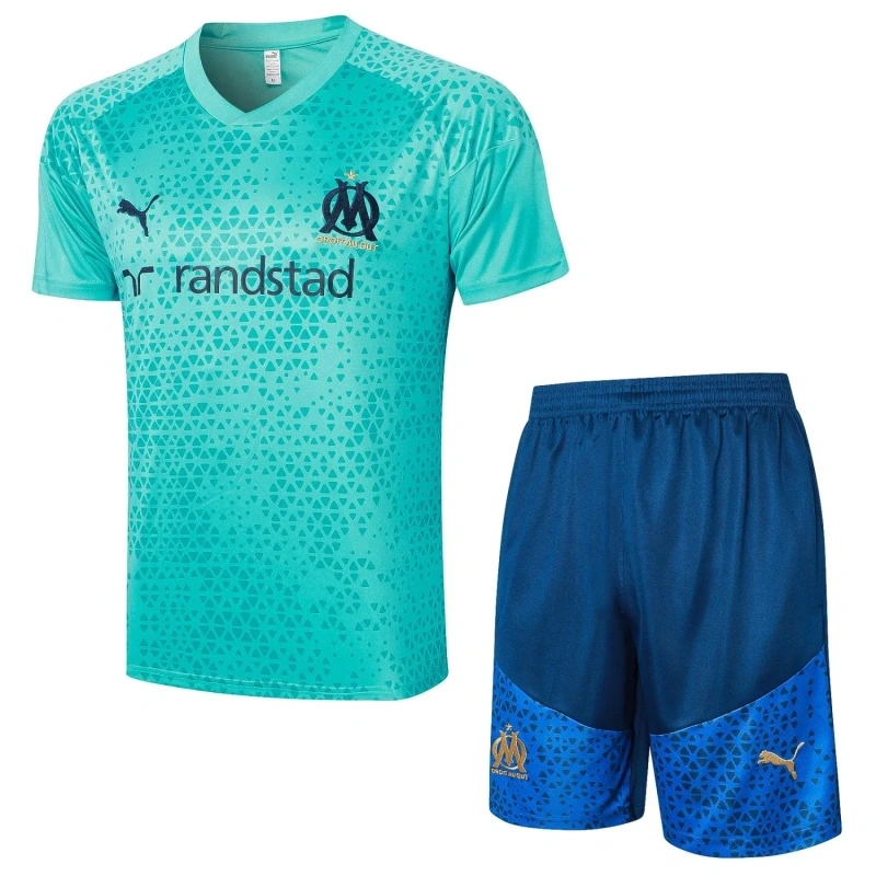 Olympique Marseille 23/24 Training Shirt and Shorts Set D935
