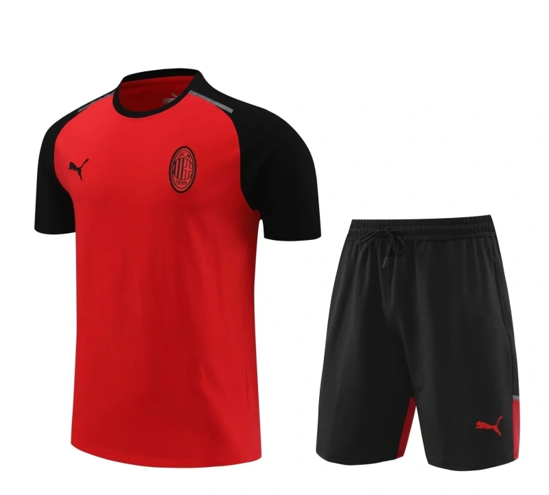 AC Milan 24/25 Team Shirt and Shorts Set Red