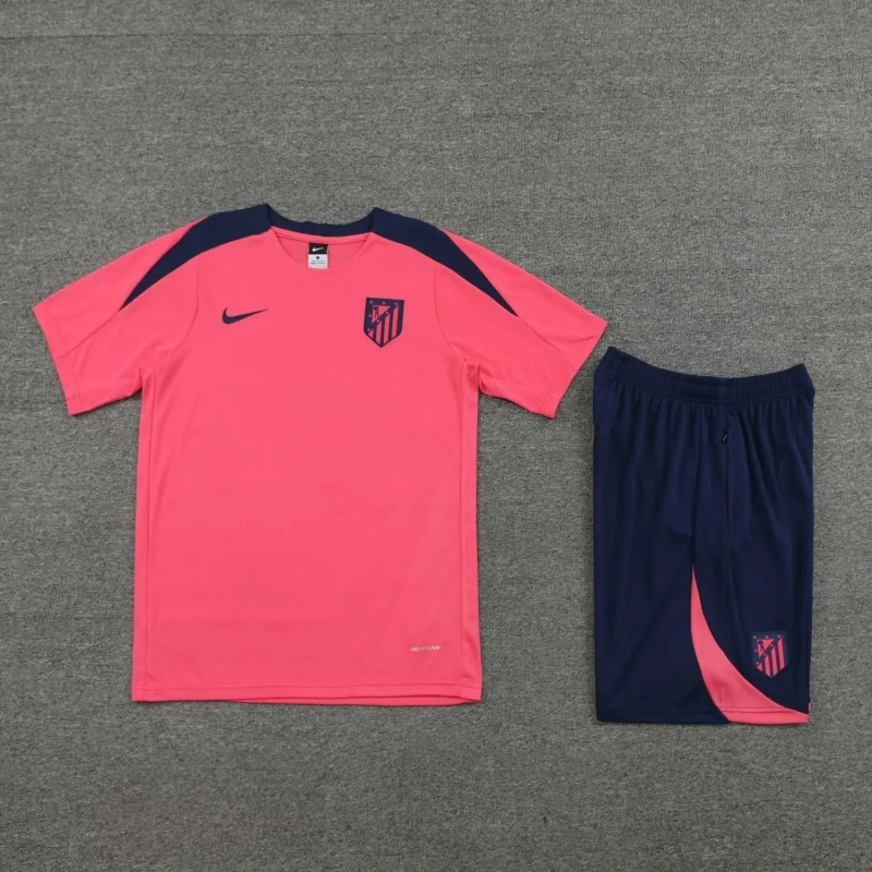 Atletico Madrid 24/25 Training Shirt and Shorts Set Pink