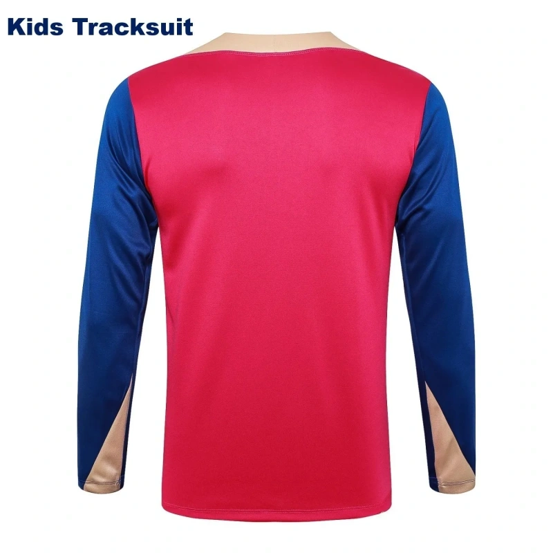 Kids Barcelona 24/25 Half-Zip Training Sweatshirt and Pants Set E805