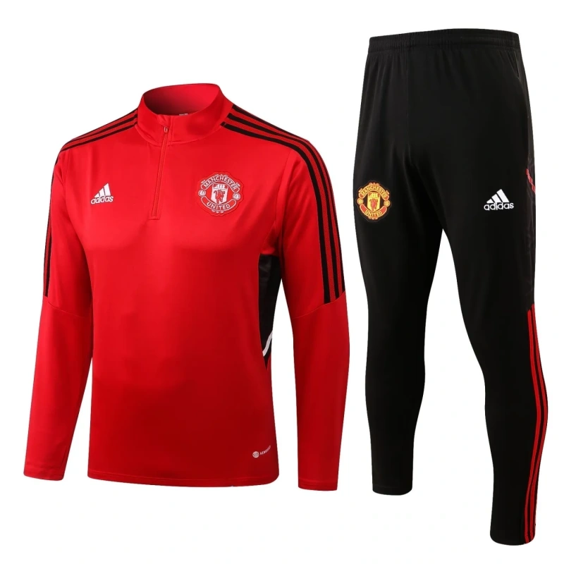 Manchester United 22/23 Half-Zip Training Sweatshirt and Pants Set B553