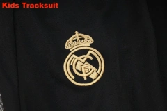 Kids Real Madrid 23/24 Half-Zip Training Sweatshirt and Pants Set E749