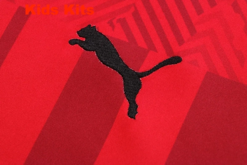 Kids AC Milan 22/23 Training Shirt and Pants Set E670