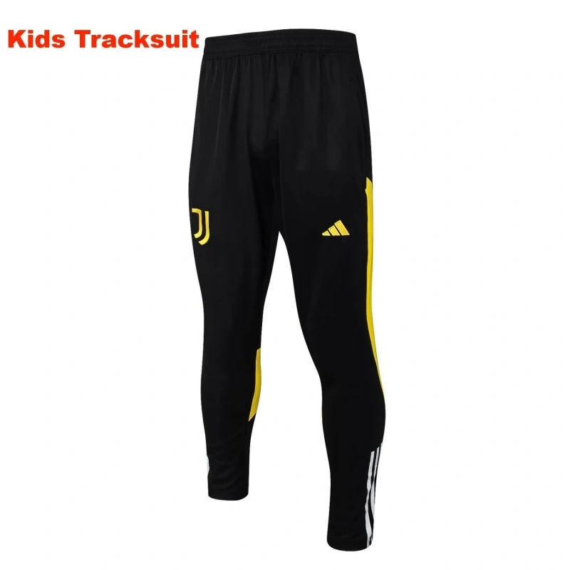 Kids Juventus 23/24 Training Jacket and Pants Set Black E729