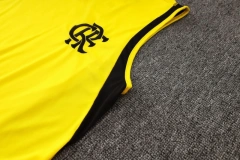 Flamengo 24/25 Sleeveless Jersey and Shorts Set Yellow D989