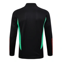 Manchester United 23/24 Half-Zip Training Top and Pants Set Black B676