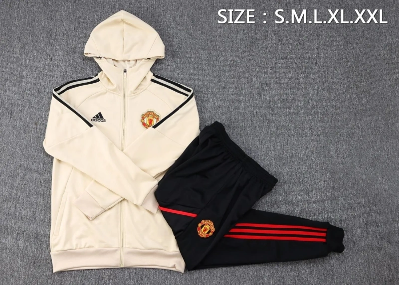 Manchester United 23/24 Full-Zip Hoodie and Pants Set F445