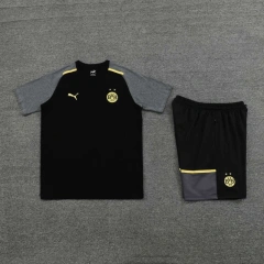 Borussia Dortmund 24/25 Team Shirt and Shorts Set Black