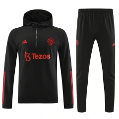 Manchester United 23/24 Half-Zip Hoodie and Pants Set