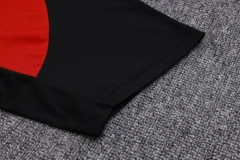 AC Milan 23/24 Training Shirt and Pants Set Black&Red C1056