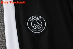 Kids PSG 23/24 Half-Zip Training Sweatshirt and Pants Set White E789