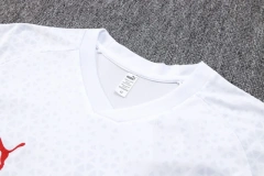 AC Milan 23/24 Training Shirt and Shorts Set White D938